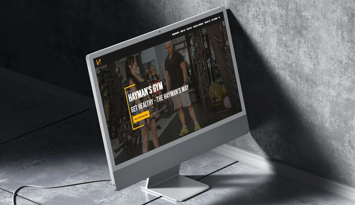 Hayman's Gym landing image.