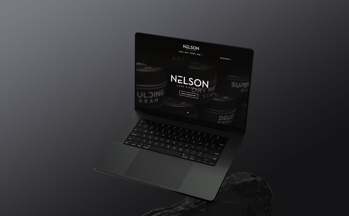 Nelson Hair Salon landing image.