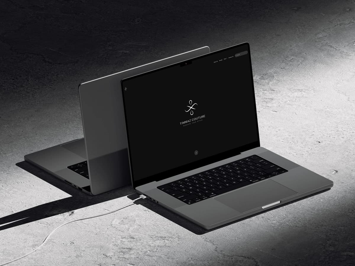 Timmaz Couture landing image.